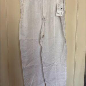 Athleta Retreat Linen Ankle Pant NWT Size XL